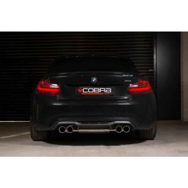 BMW M2 (F87) Coupe 3" Valved Cat Back Performance Exhaust – Cobra Sport