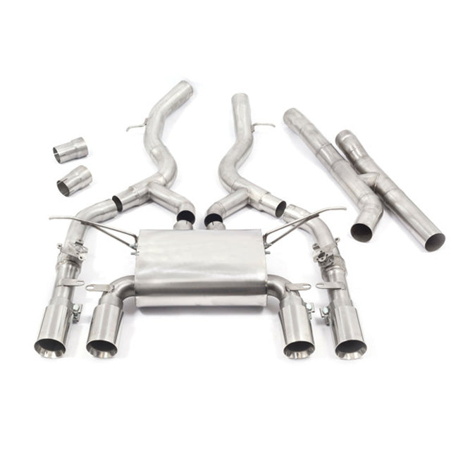 Cobra Exhausts - BMW M3 (F80) 3" Valved Secondary Cat Back Performance Exhaust | Car Enhancements UK