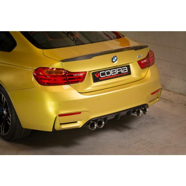 BMW M4 (F82) Coupe 3" Valved Primary Cat Back Performance Exhaust – Cobra Sport