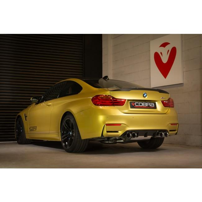 BMW M4 (F82) Coupe 3" Valved Primary Cat Back Performance Exhaust – Cobra Sport