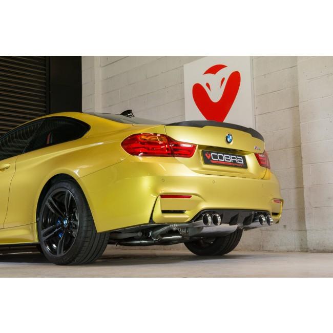 BMW M4 (F82) Coupe 3" Valved Primary Cat Back Performance Exhaust – Cobra Sport