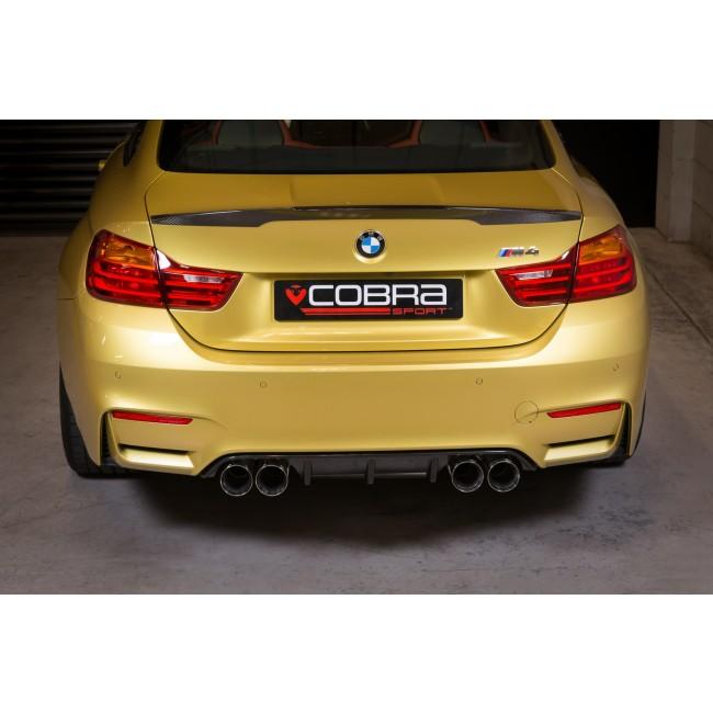 BMW M4 (F82) Coupe 3" Valved Primary Cat Back Performance Exhaust – Cobra Sport