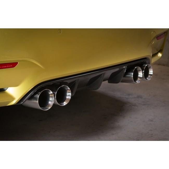 Cobra Exhausts - BMW M4 Competition (F82 LCI) Coupé 3" Valved Secondary GPF Back Performance Exhaust | Car Enhancements UK