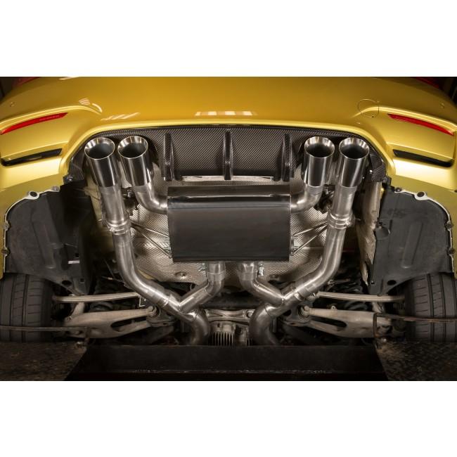Cobra Exhausts - BMW M3 (F80) 3" Valved Secondary Cat Back Performance Exhaust | Car Enhancements UK