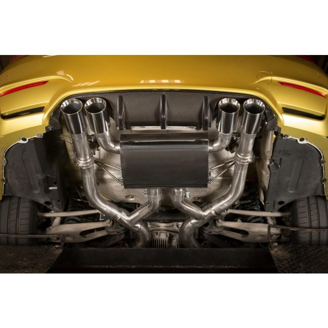 BMW M4 (F82) Coupe 3" Valved Secondary Cat Back Performance Exhaust – Cobra Sport