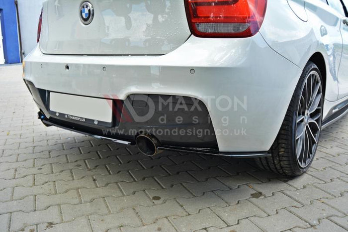Maxton Design - CENTRAL REAR SPLITTER BMW 1 F20/F21 M-POWER (WITHOUT VERTICAL BARS)