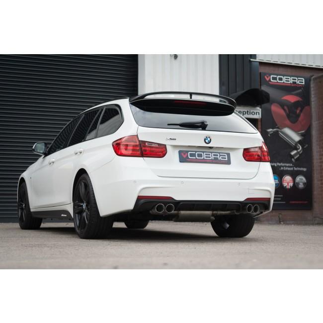 Cobra Exhausts - BMW 330D (F30/F31) Quad Exit M3 Style Exhaust Conversion | Car Enhancements UK