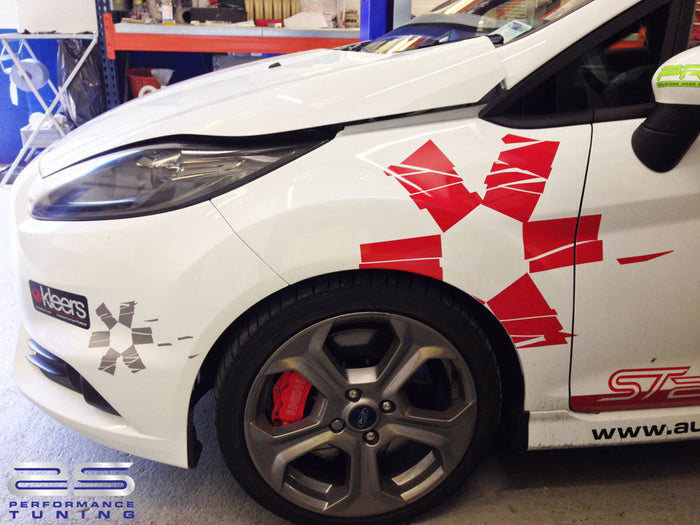 Fiesta Mk7 Bonnet spacer blocks 'release the heat' Includes ST & ZS Models - Car Enhancements UK