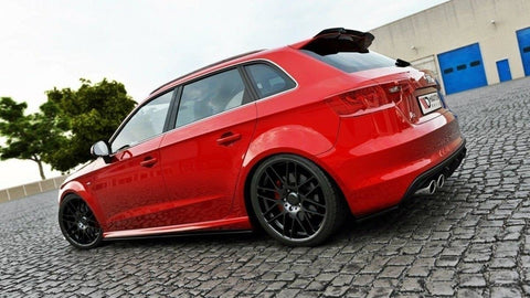 Maxton Design - SPOILER CAP AUDI S3 / A3 S-LINE 8V / 8V FL HATCHBACK / SPORTBACK