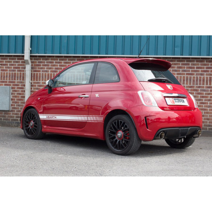 Fiat 500/595 Abarth (IHI Turbo) Scorpion Exhausts Cat Back None Resonated - Car Enhancements UK