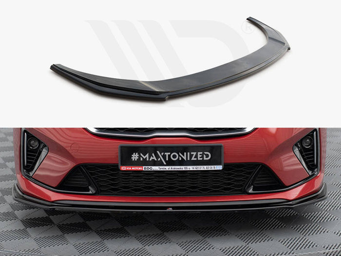 Maxton Design - FRONT SPLITTER V.1 KIA CEED GT / GT-LINE MK3 / PROCEED MK1