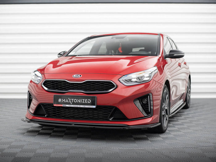 Maxton Design - FRONT SPLITTER V.1 KIA CEED GT / GT-LINE MK3 / PROCEED MK1