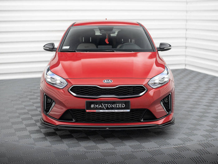 Maxton Design - FRONT SPLITTER V.1 KIA CEED GT / GT-LINE MK3 / PROCEED MK1