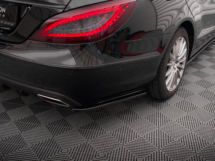 Maxton Design - REAR SIDE SPLITTERS MERCEDES CLS C218 STANDARD (2011-2018)