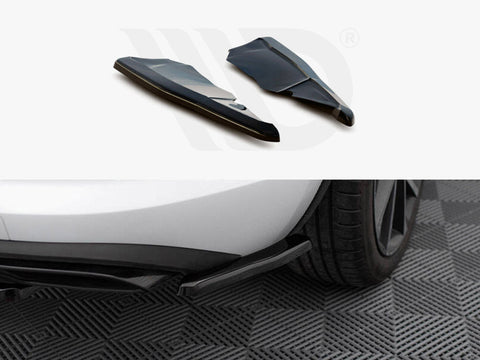 Maxton Design - REAR SIDE SPLITTERS SKODA KODIAQ SPORTLINE *VERSION WITH MUDFLAPS* (2017-2021)
