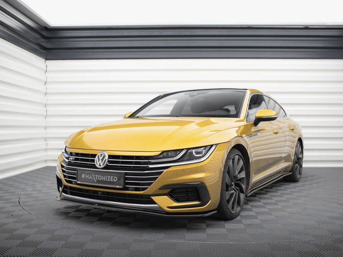 Maxton Design - Front Splitter V.1 Volkswagen Arteon R-Line Sedan / Shooting Brake Mk1