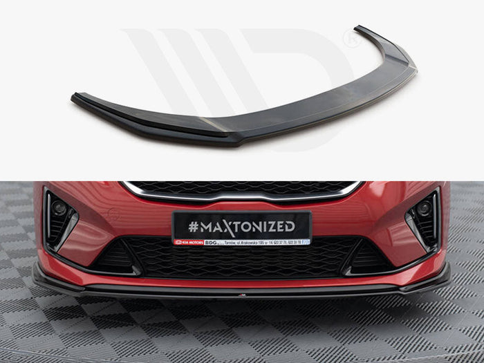 Maxton Design - FRONT SPLITTER V.2 KIA CEED GT / GT-LINE MK3 / PROCEED MK1