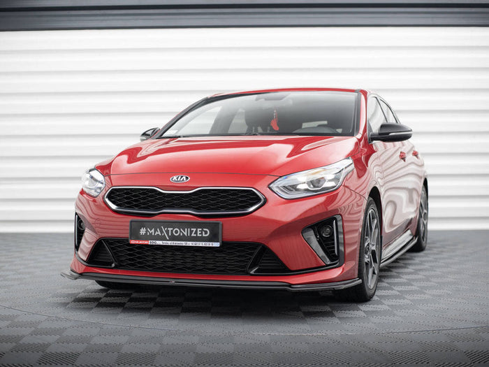Maxton Design - FRONT SPLITTER V.2 KIA CEED GT / GT-LINE MK3 / PROCEED MK1