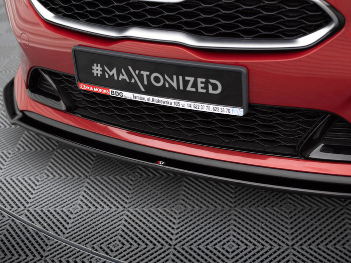 Maxton Design - FRONT SPLITTER V.2 KIA CEED GT / GT-LINE MK3 / PROCEED MK1