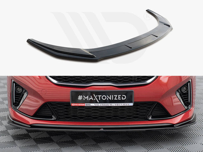Maxton Design - FRONT SPLITTER V.3 KIA CEED GT / GT-LINE MK3 / PROCEED MK1