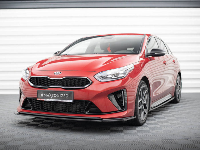 Maxton Design - FRONT SPLITTER V.3 KIA CEED GT / GT-LINE MK3 / PROCEED MK1