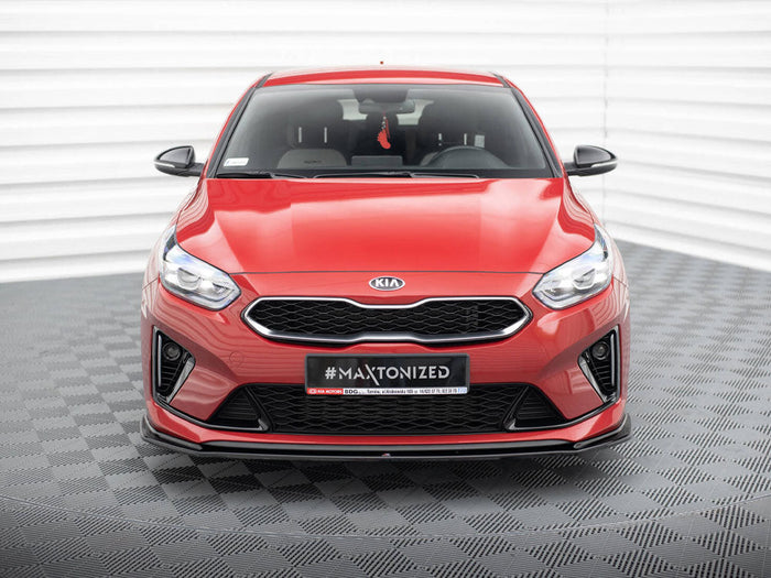 Maxton Design - FRONT SPLITTER V.3 KIA CEED GT / GT-LINE MK3 / PROCEED MK1