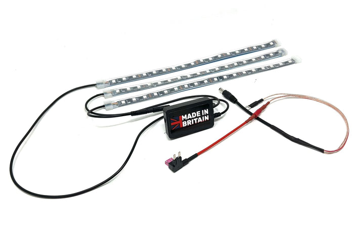 Chaser Edition Bluetooth RGB Footwell Strip Kit – MK4 Focus Interior LED Upgrade