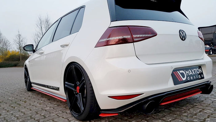 Maxton Design - Rear Side Splitters VW GOLF MK7 GTI Clubsport (2016-2017)