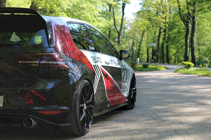 Maxton Design - Racing Side Skirt Diffusers VW MK7 GTI Clubsport (2016-2017)