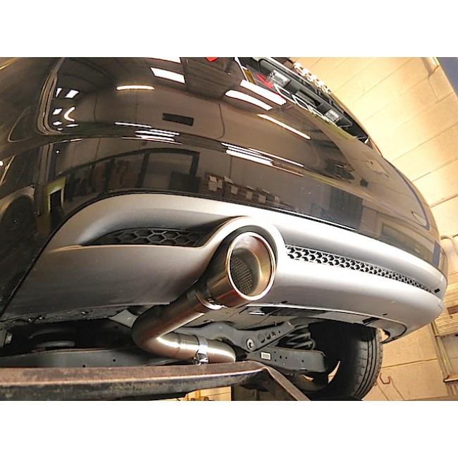 Cobra Exhausts - Audi A3 (8P) 2.0 TDI 2WD (2008-12) (3 Door) Single Tip Cat Back Performance Exhaust | Car Enhancements UK