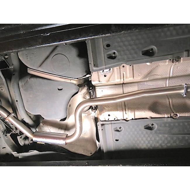 Cobra Exhausts - Audi A3 (8P) 2.0 TDI 2WD (2008-12) (3 Door) Single Tip Cat Back Performance Exhaust | Car Enhancements UK