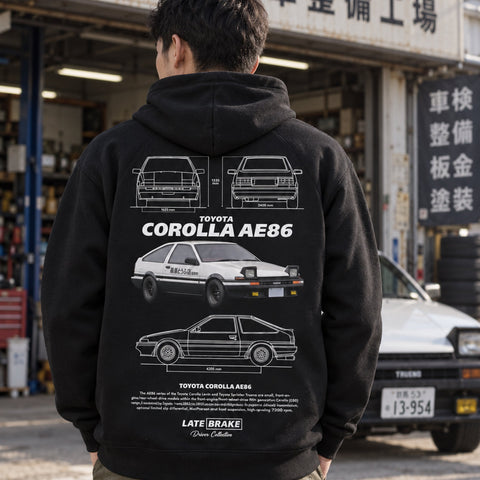 Corolla AE86 Drivers Collective Hoodie