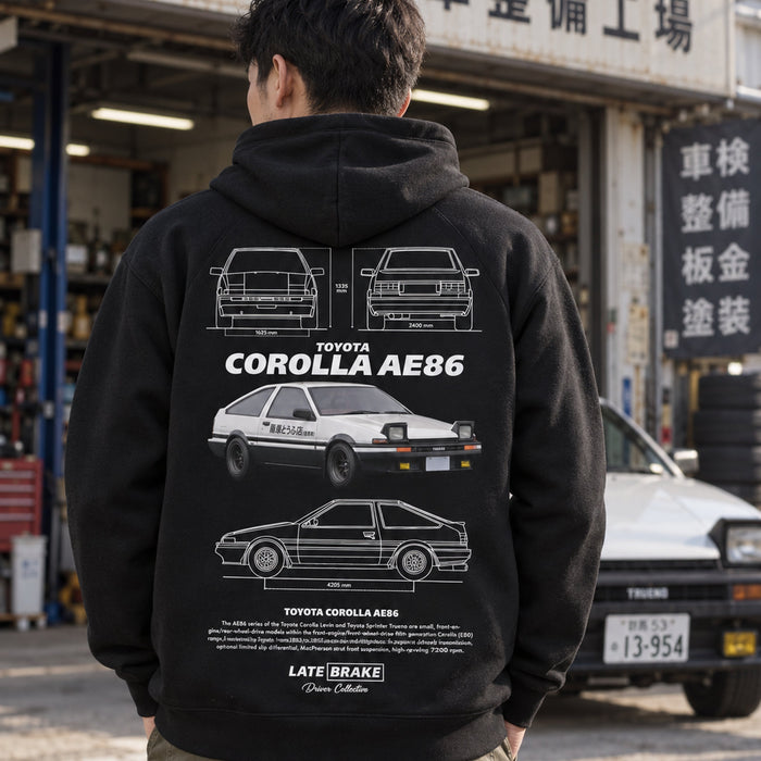 Corolla AE86 Drivers Collective Hoodie