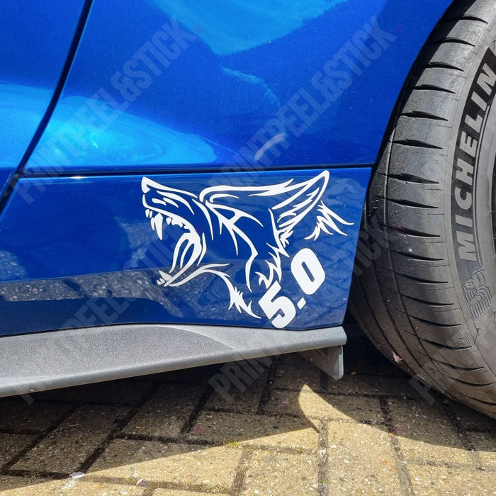 Coyote 5.0 Decal Sticker Set (Pair)
