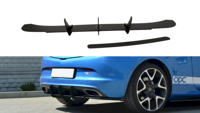 Maxton Design - REAR DIFFUSER OPEL ASTRA J OPC / VXR