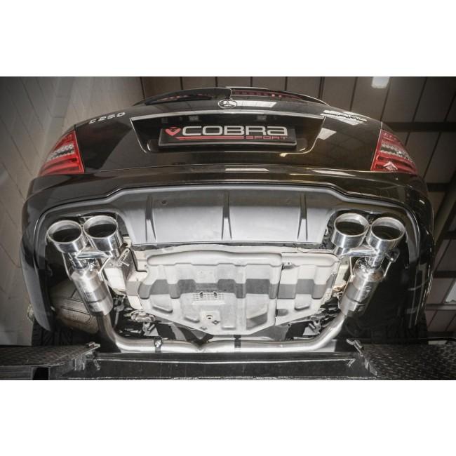 Cobra Exhausts - Mercedes W204 C200/C220/C250 (Diesel) AMG Quad Performance Exhaust | Car Enhancements UK