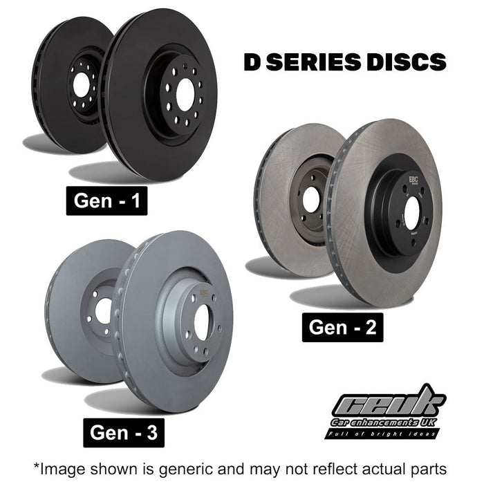 EBC Upgraded Rear Brake Discs - Audi A3 8Y (Models Listed Within) | Car Enhancements UK