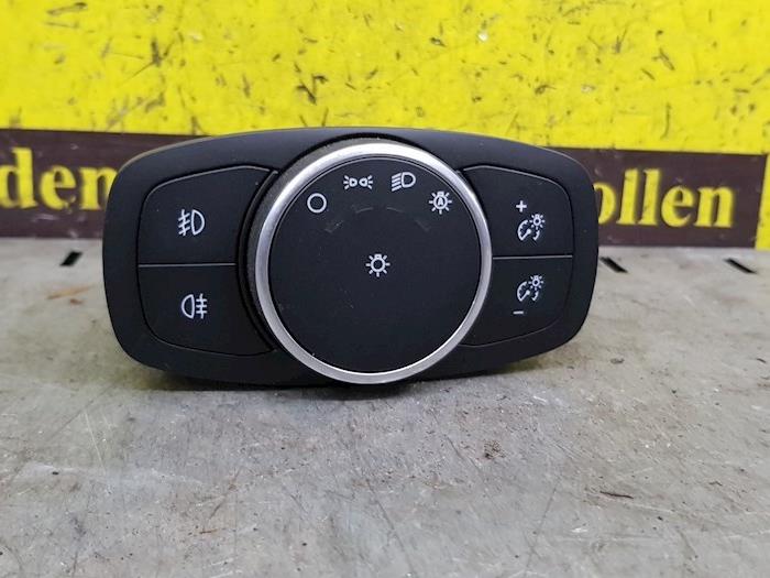 Ford Fiesta MK8 / MK8.5 - Carbon Fibre Look Headlight Control Panel Surround