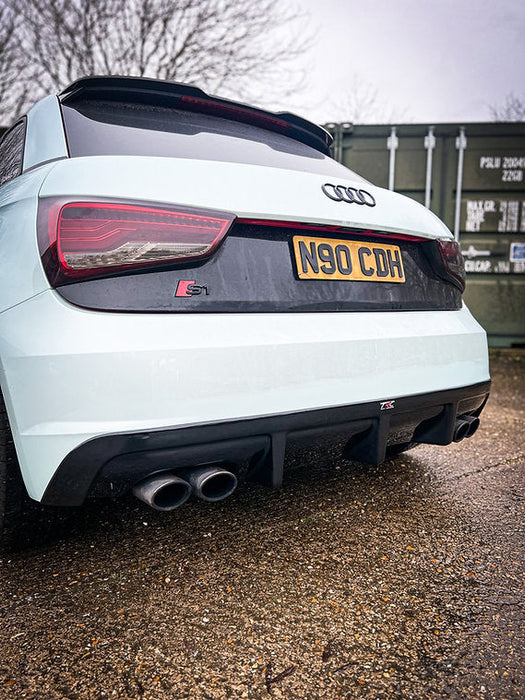 Audi S1 8X Rear Finned Diffuser - TRC Performance Styling