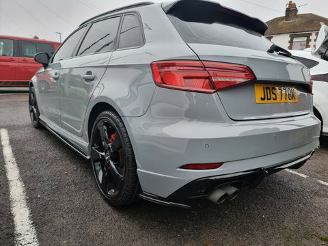 Audi A3 8V S-Line Sportback Rear Spats - TRC Performance Styling