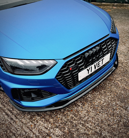 Dark Ghost - Audi RS4 B9.5 Front Splitter - TRC Performance Styling