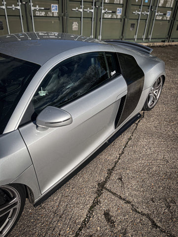 Dark Ghost - Audi R8 Gen 1 Side Skirt Splitters - TRC Performance Styling