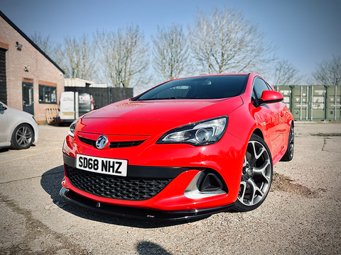 Vauxhall Astra J VXR Front Splitter - TRC Performance Styling