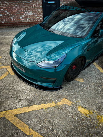 Dark Ghost - Tesla Model 3 Front Splitter - TRC Performance Styling