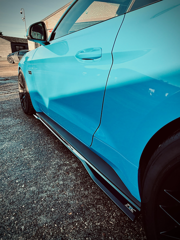Triple R Composites - Ford Mustang GT 5.0L PFL Side Skirt Splitters | Car Enhancements UK