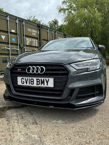 Audi A3 S-Line 8V Facelift Hatchback Front Splitter - TRC Performance Styling