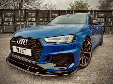 Dark Ghost - Audi RS4 B9 Front Splitter - TRC Performance Styling