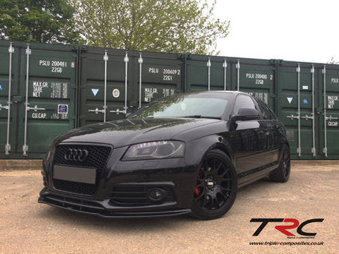 Audi A3 S-Line 8P Facelift Front Splitter - TRC Performance Styling