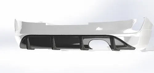 Triple R Composites - Ford Fiesta MK8 / MK8.5 ST & ST LINE Rear Finned Diffuser | Car Enhancements UK