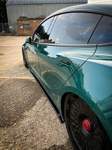 Dark Ghost - Tesla Model 3 Side Skirt Splitters - TRC Performance Styling